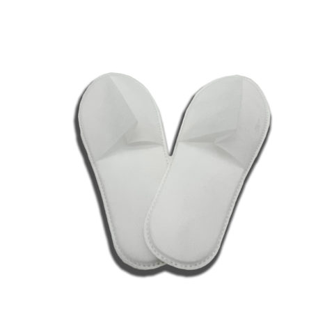 Одноразовые тапочки, эконом белые, подошва 0.4мм