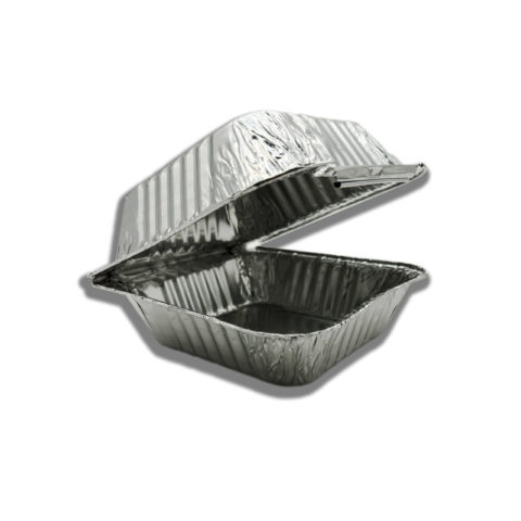 Форма алюминиевая с откидной крышкой 104, 400мл, 130х130х40 мм