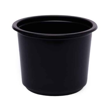 Супница Д-115, 500мл. Черный с прозр.крышкой