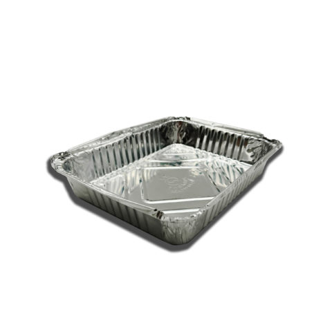 Форма алюминиевая 729, G-край, 1040мл, 220х180х40 мм с крышкой