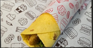 Обёрточная Бумага FAST FOOD цветная 300*400 мм