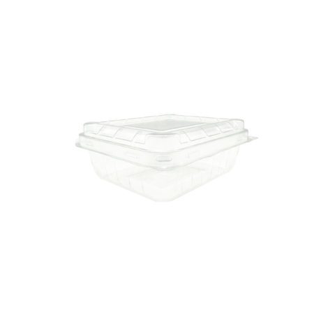 Контейнер пластиковый FB300, FRUIT BOX M 300мл, c откидной крышкой, 127*110*45мм, PET